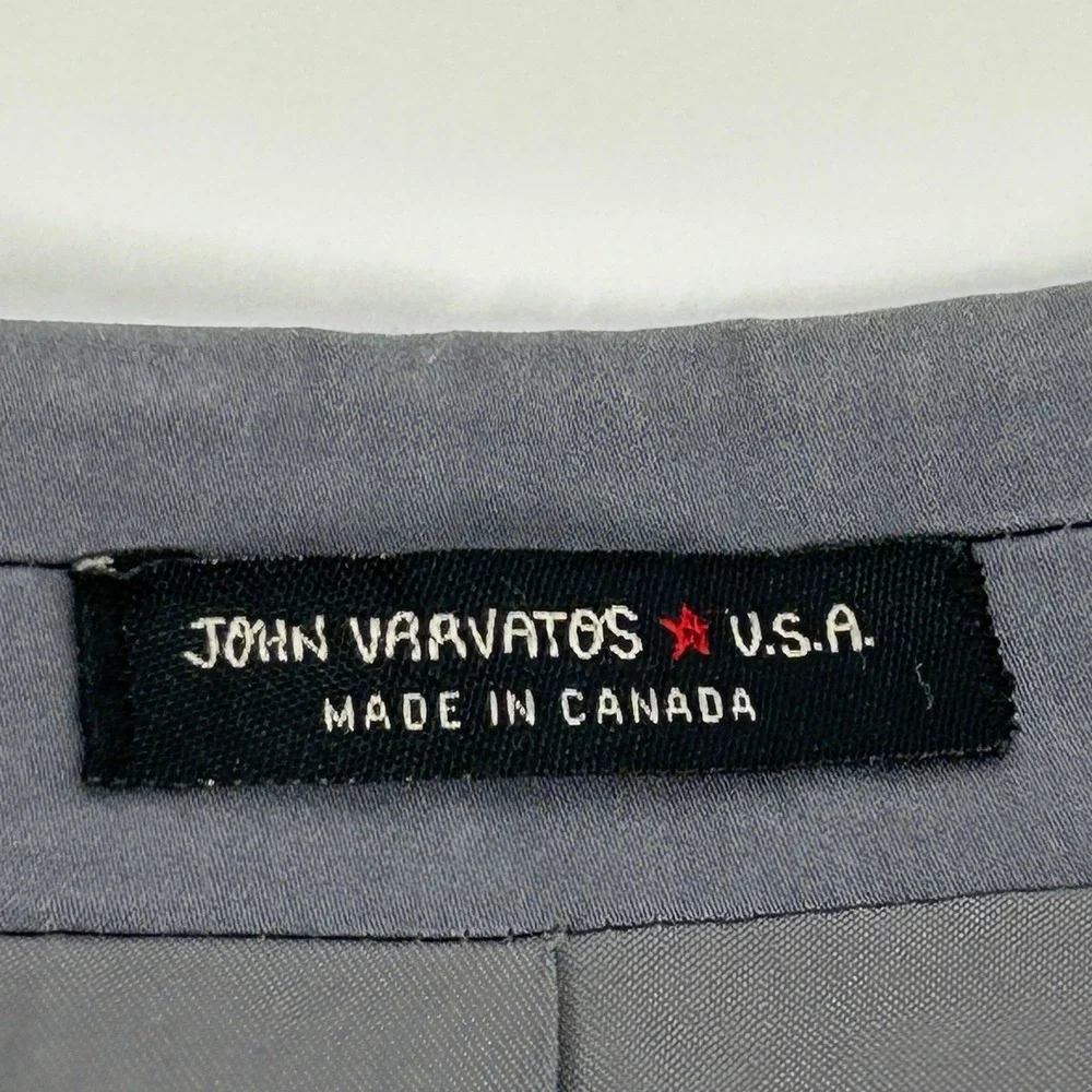 John Varvatos USA Blazer Jacket Sport Coat Men's 42R Gray 2 Button